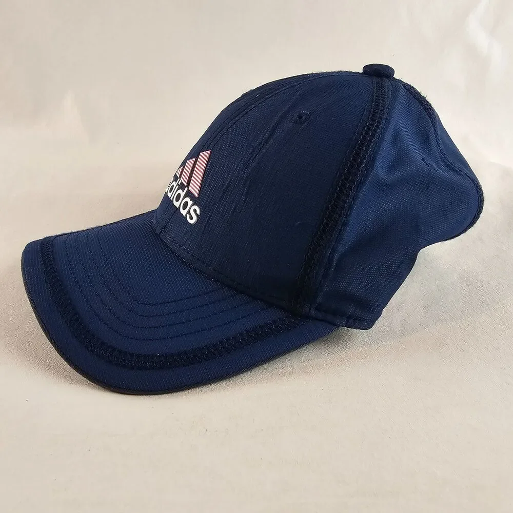 Adidas Hat Mens Adjustable Blue USA Climalite Patriotic Golf Cap Team USA